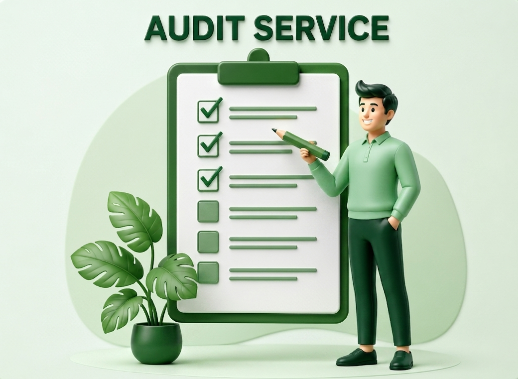 Audit and compliance services illustration