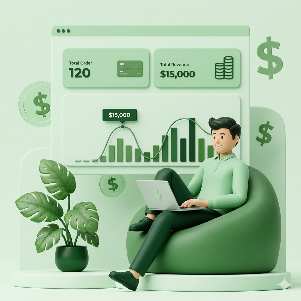 Finance services illustration