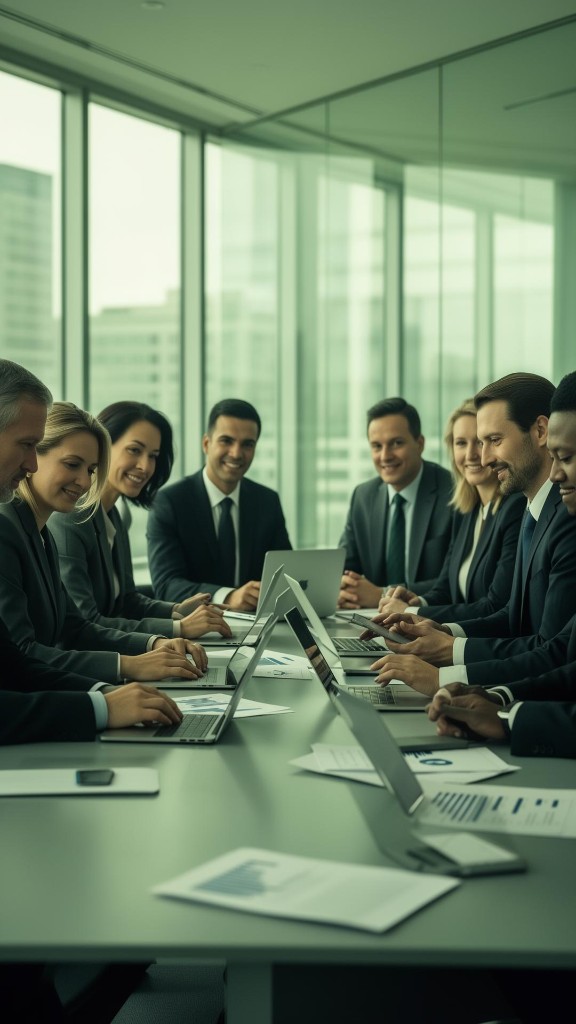 MytronTeam professionals collaborating in a meeting